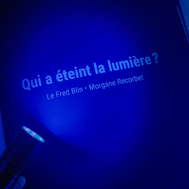 Qui a éteint la lumière - Morgane Recorbet & Le Fred Blin