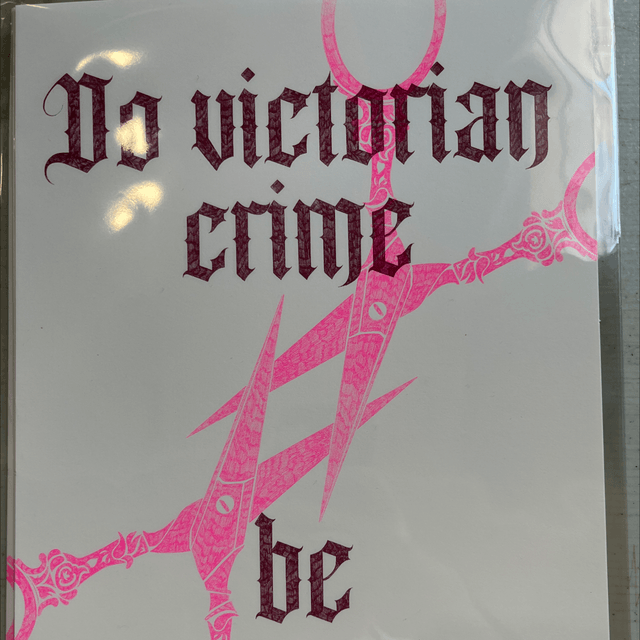 RISO "Do victorian crime..." A4