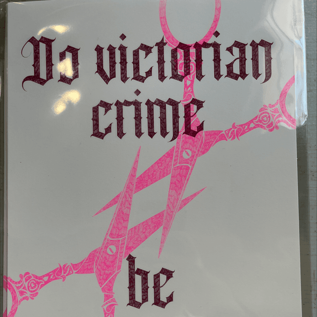 RISO &quot;Do victorian crime...&quot; A4